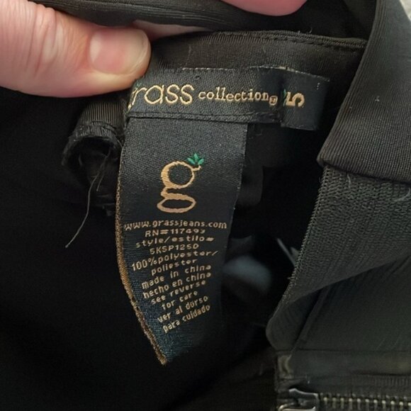 Grass Collection | Black Fitted Bodycon Strappy Mini Dress | Size 5 - Picture 7 of 12